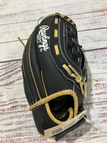 Black Rawlings Playmaker Series RH Baseball Glove 11.5" (New)