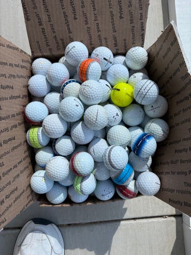 TAYLORMADE ASSORTED Box of AAA (3A) golf balls - 50 Pack - FREE SHIPPING