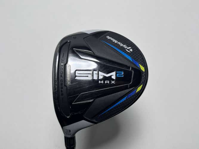 TaylorMade SIM2 MAX 3 Fairway Wood 15* Fujikura Ventus Blue 6-S Stiff Mens LH