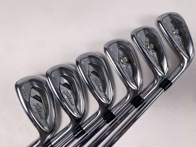 Titleist T200 Iron Set 5-PW True Temper AMT Tour White X100 Extra Stiff Steel RH