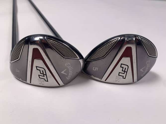 Callaway FT-iZ 4 & 5 Hybrid Set 24* 27* 50g Ladies Graphite Womens RH