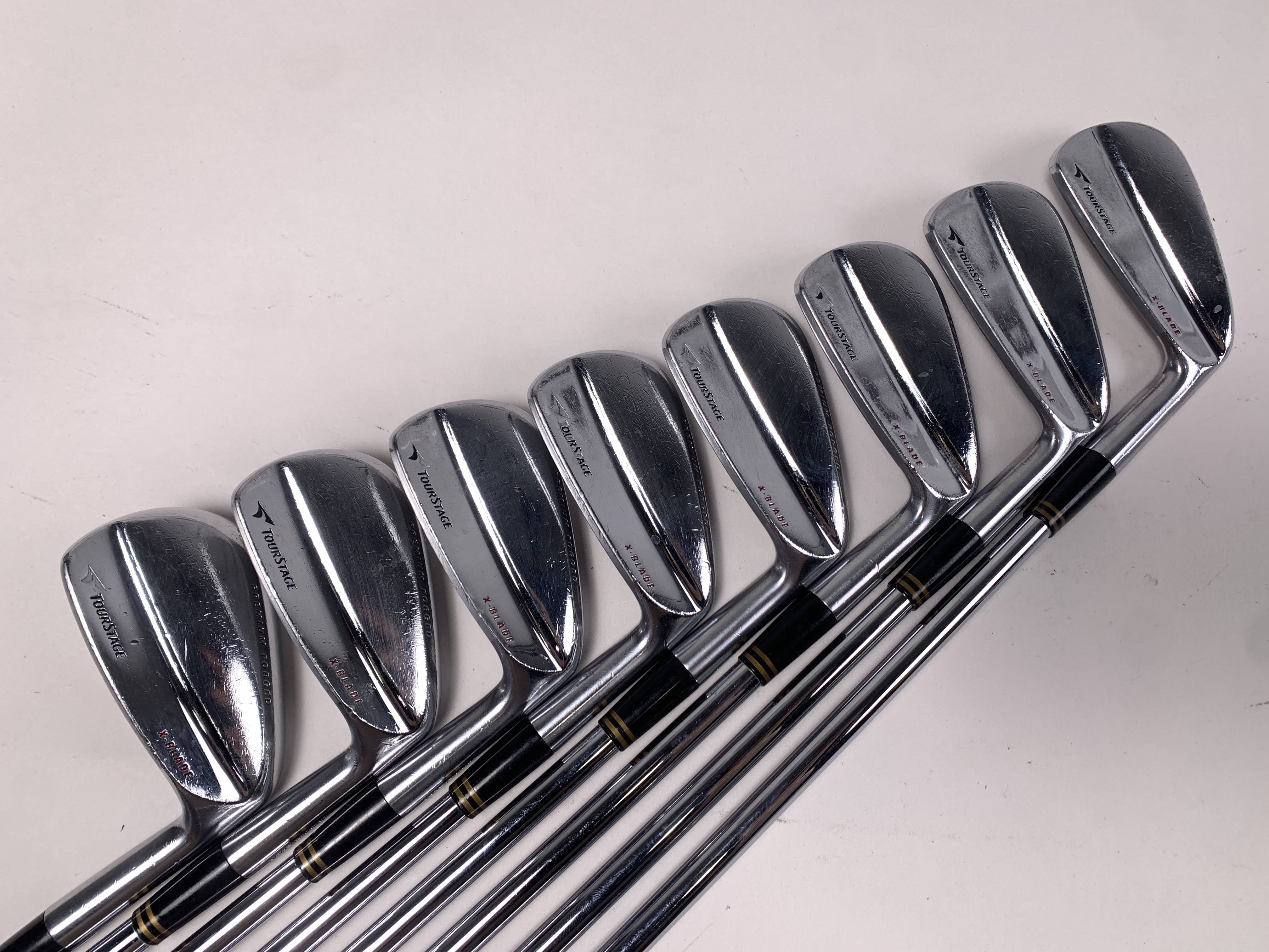 Crazy CRZ Muscle Blade Tokyo Iron Set 3-PW Stiff Steel Mens RH