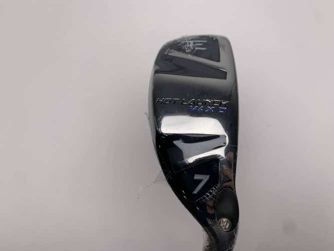 Tour Edge Hot Launch Max D Ironwood Single 7 Iron Fitter 2* Flat Blue Stiff RH