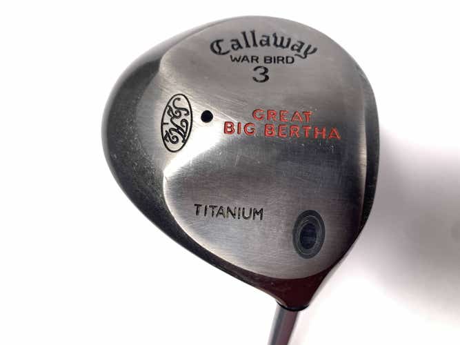 Callaway Original Great Big Bertha Warbird 3 Fairway Wood 15* BB UL Senior RH