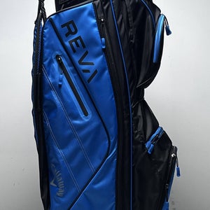 Callaway REVA Ladies Cart Bag Blue 14-Way Divide Single Strap Golf Bag