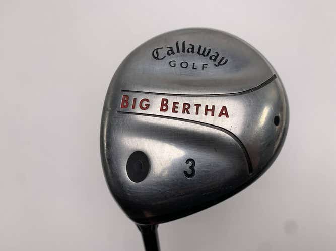 Callaway Big Bertha 2004 3 Fairway Wood 15* RCH 75w Regular Graphite Mens LH