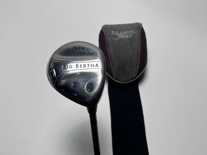 Callaway Big Bertha 2004 7 Fairway Wood 21* Gems 55 Ladies Graphite Womens RH HC