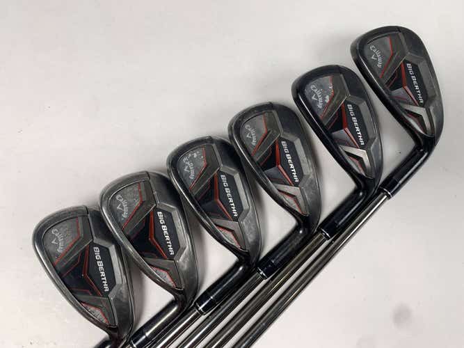 Callaway Big Bertha 2019 Iron Set 6-PW+AW Recoil ESX 460 F2 Senior Mens RH +3/4"