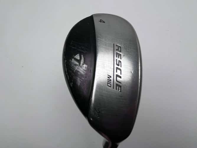 TaylorMade Rescue Mid 4 Hybrid 22* Stiff Graphite Mens RH