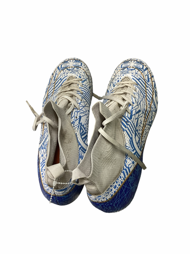 Used Nike Soccer Cleats White And Carolina Blue Senior 10 11613-S000182885