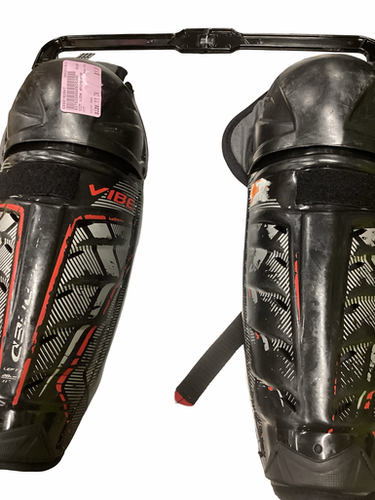 Used CCM VIBE Senior Shin Guards Red 11" 11613-S000182847