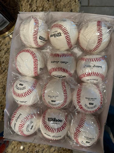 Wilson Baseballs 12 Pack (1 Dozen) (New)