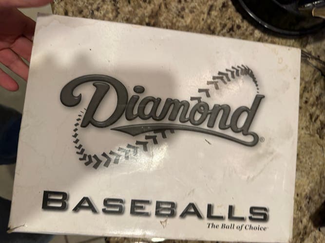 Diamond Baseballs 12 Pack (1 Dozen) (New)