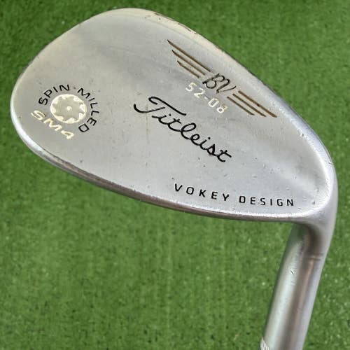 Titleist Vokey SM4 Spin Milled 52 08 Gap Wedge Dynamic Gold S200 +1/2 Long