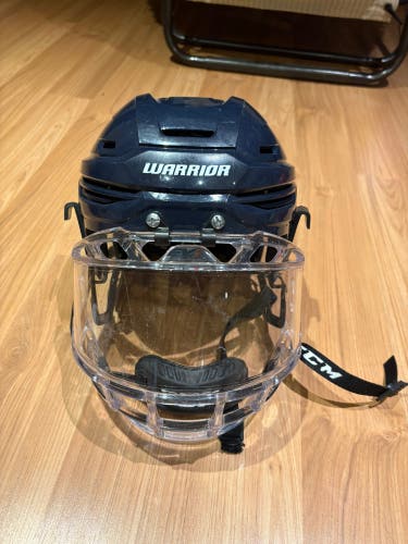 Small Warrior Alpha One Pro Helmet (New) With Bubble