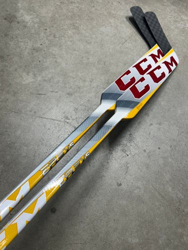 2 Pack 25” Senior CCM EFLEX 5 Regular Goalie Stick 25" Paddle (New)