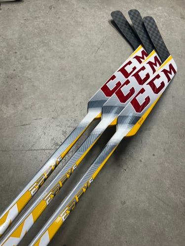 3 Pack 25” Senior CCM EFLEX 5 Regular Goalie Stick 25" Paddle (New)