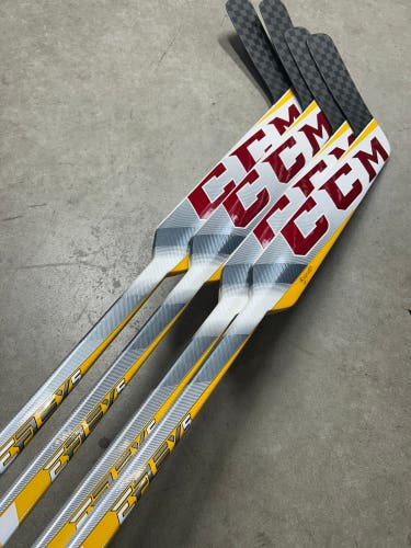 4 Pack 25” Senior CCM EFLEX 5 Regular Goalie Stick 25" Paddle (New)