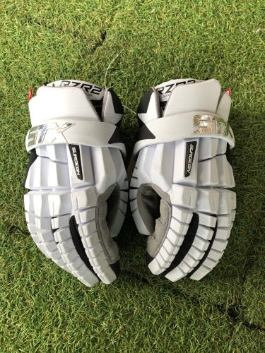 Large STX Surgeon RZR2 Lacrosse Gloves (Used)