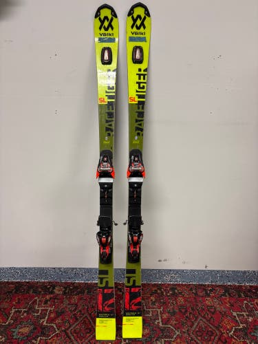 Volkl Racetiger SL 157 cm Racing Skis Max Din 18 (Used)