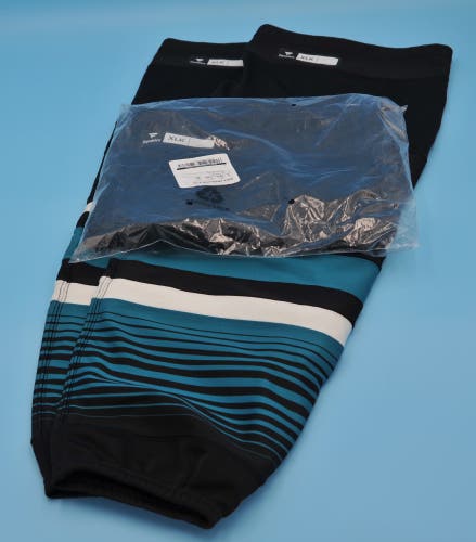 Fanatics San Jose Sharks game-issued New Cali Fin socks size XLK