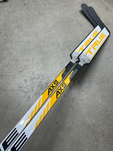 2 Pack 25” Paddle Senior True AX9 Pro Stock NHL Goalie Stick