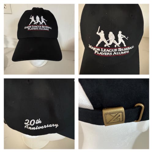 RARE RETIRED MLB PLAYERS ALUMNI 20th ANNIVERSARY GOLF CAP (BLACK / OSFM) - EUC!