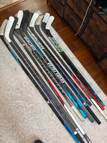 Lots of damaged sticks