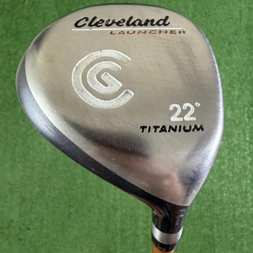 Cleveland Launcher 7 Fairway Wood 22 Titanium Gold 65g Stiff Flex Graphite