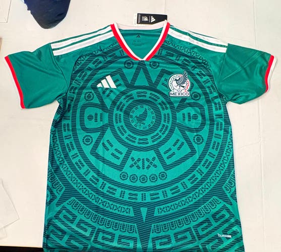 Green 2016 Team Mexico XXL Men's Adidas Jersey (New)