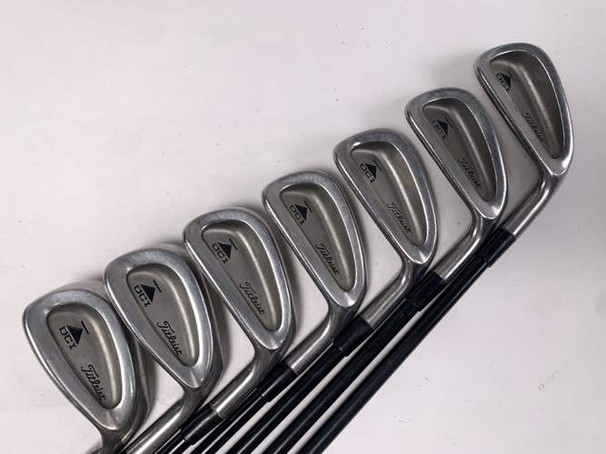 Titleist DCI Black Iron Set 3-9 UST Competition Series Stiff Graphite Mens RH