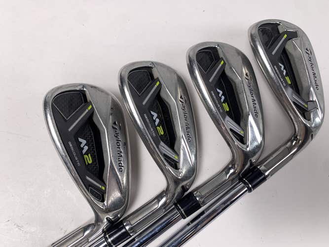 TaylorMade M2 201 Iron Set 8-PW+GW REAX 88g Stiff Steel Mens RH