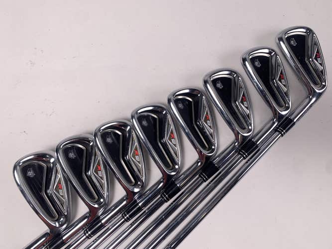 TaylorMade R9 TP Iron Set 3-PW KBS Tour Stiff Steel Mens RH