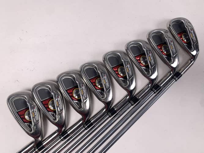 TaylorMade Burner XD Iron Set 3-PW REAX SuperFast 90g Stiff Graphite Mens RH