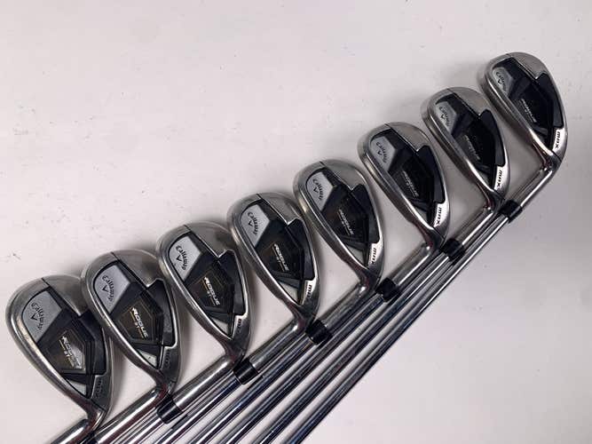 Callaway Rogue ST Max Iron Set 5-PW+AW+GW True Temper Elevate MPH 95g Regular RH