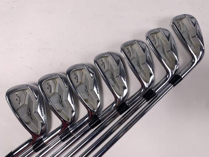 Callaway Apex Pro 19 Iron Set 4-PW Project X LZ 6.5 125g Extra Stiff RH