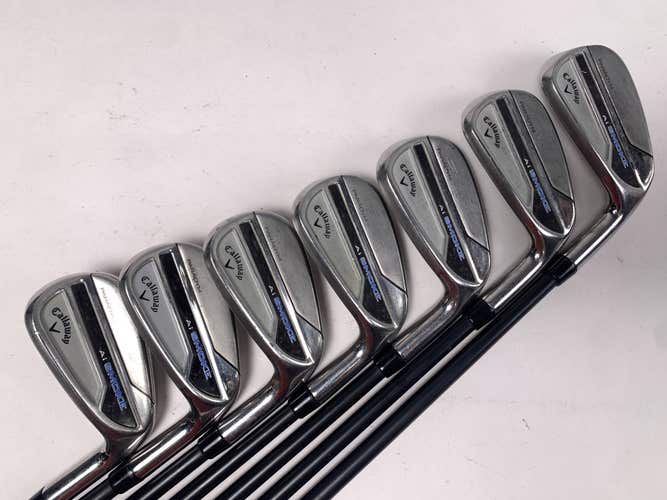 Callaway Paradym Ai Smoke Iron Set 6-PW+AW+GW Cypher Sixty 5.5 Regular RH +1/2''