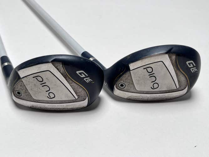 Ping G LE 3 4 & 5 Hybrid Set 22* 26* ULT 250 Ladies RH Undersize Grips