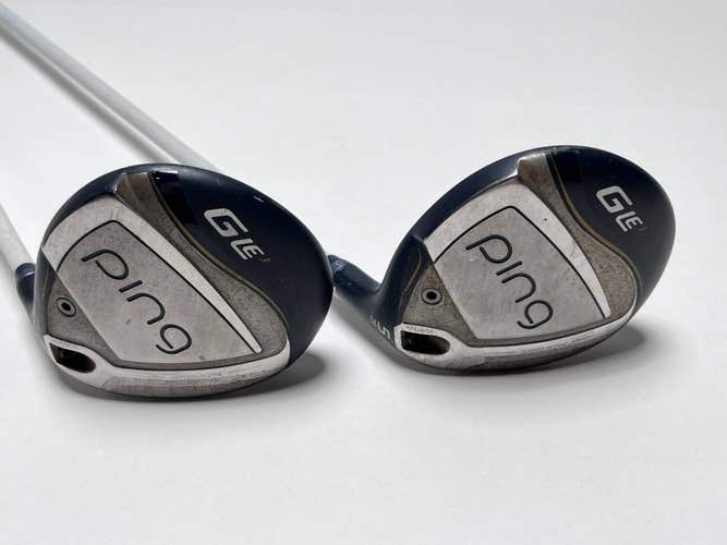 Ping G LE 3 3 & 5 Fairway Wood Set 18* 21* ULT 250 Ladies Graphite Womens RH