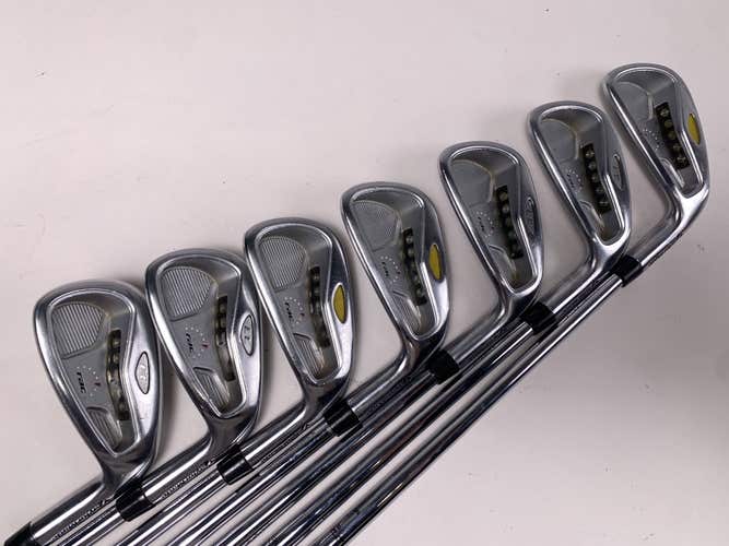 TaylorMade Rac LT 2005 Iron Set 3-PW DG SL S300 Stiff No 9 iron RH