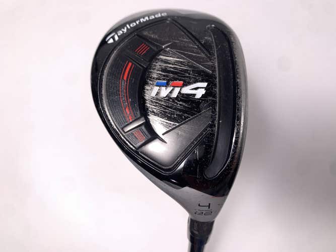 TaylorMade M4 4 Hybrid 22* Fujikura Atmos Red 6R Regular Graphite Mens RH