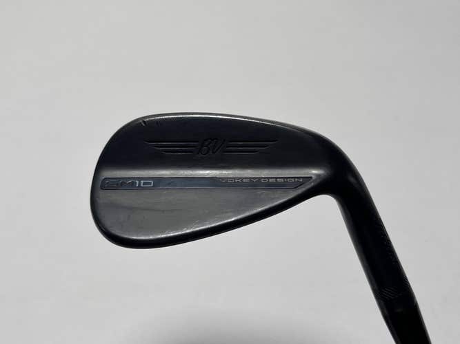 Titleist Vokey SM10 Jet Black Wedge 50* 12 Bounce F-Grind Wedge Steel Mens RH