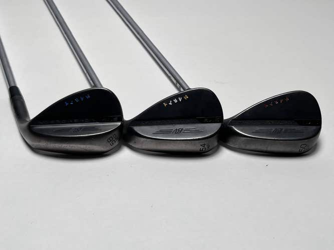 Titleist Vokey SM8 Jet Black Wedge Set 50* 12 | 54* 14 | 58* 12 Wedge RH