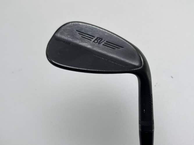 Titleist Vokey SM9 Jet Black Gap Wedge GW 50* 12 F-Grind LZ 6.0 Black Stiff RH