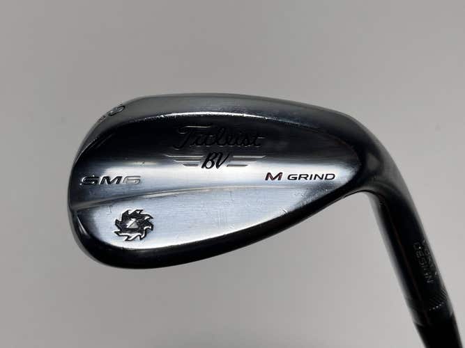 Titleist Vokey SM6 Tour Chrome Lob Wedge LW 60* 8M Precision Rifle 6.0 Stiff RH