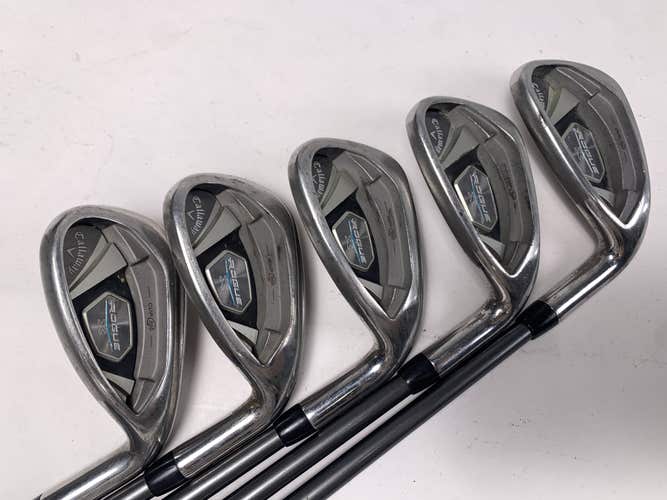 Callaway Rogue X Iron Set 8-PW+GW+SW Aldila Synergy 60g Senior Graphite Mens RH
