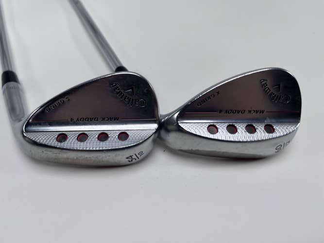 Callaway Mack Daddy 4 Chrome Wedge Set 54* 10 | 60* 12 DG S200 115g Stiff RH