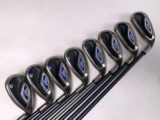 Callaway Hawkeye VFT Iron Set 4-PW+SW RCH System 75i Regular Graphite Mens RH