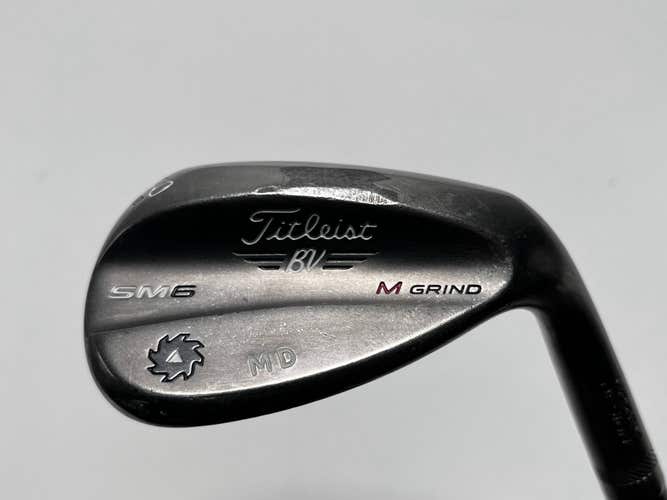 Titleist Vokey SM6 Steel Grey Wedge 60* 8 Bounce M-Grind S300 Stiff Steel RH