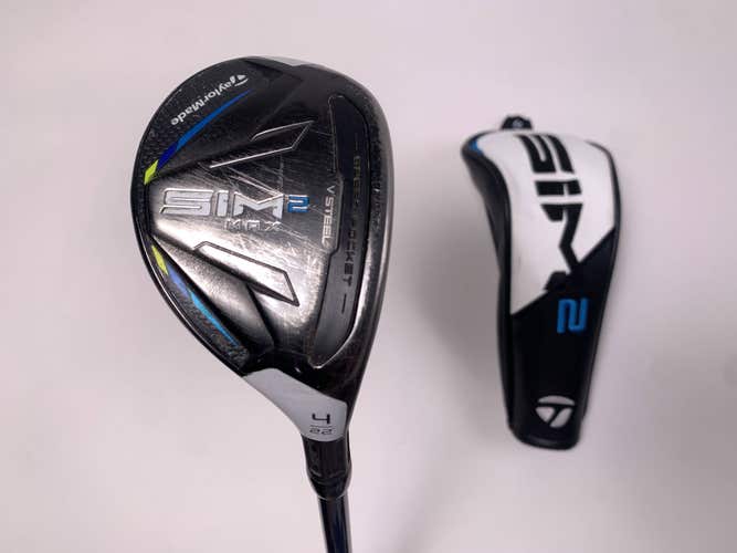 TaylorMade SIM2 MAX Rescue 4 Hybrid 22* Fujikura Ventus Blue 6-R Regular RH HC